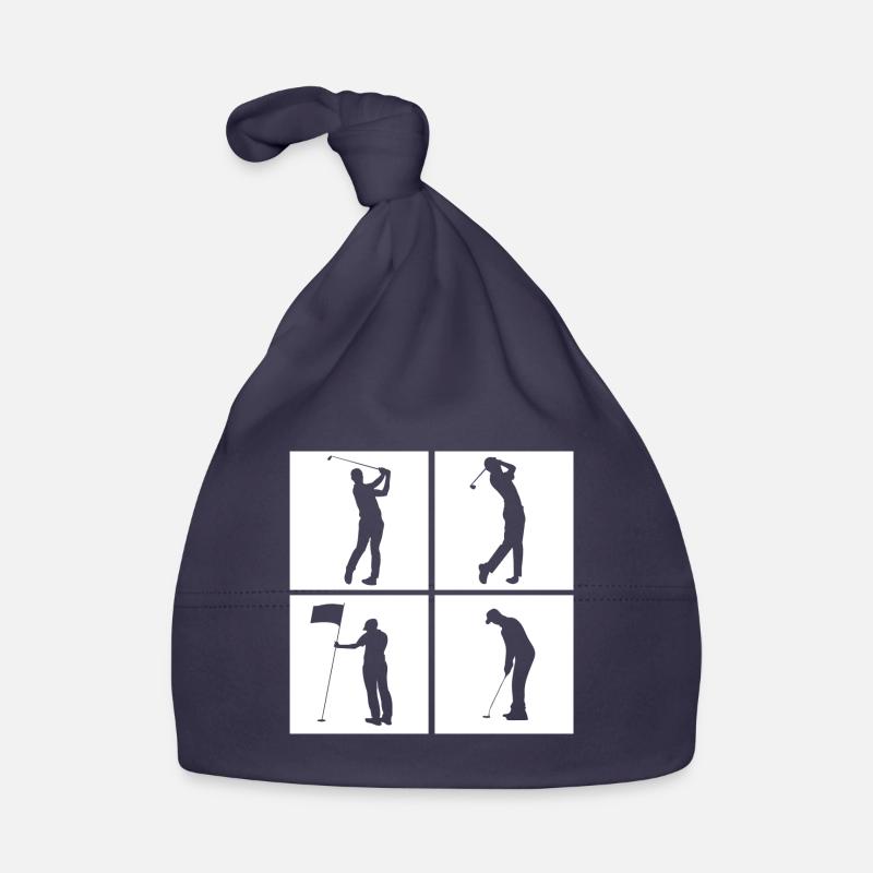 Golf Golfeur Golf - Bonnet bio Bébé - marine