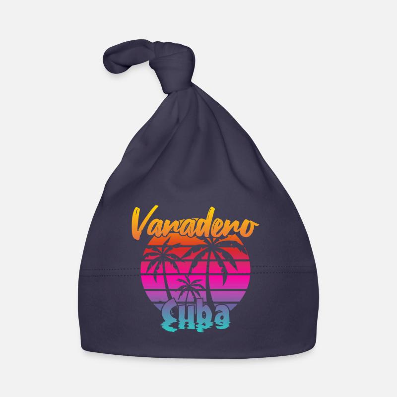 Varadero Cuba Sunset Organic Baby Cap