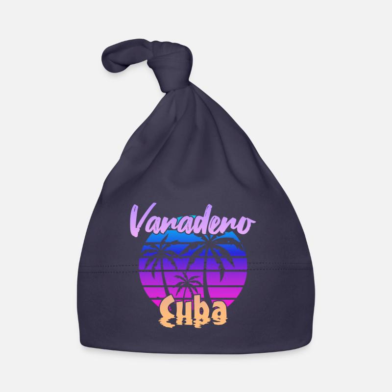 Varadero Cuba Sunset Organic Baby Cap