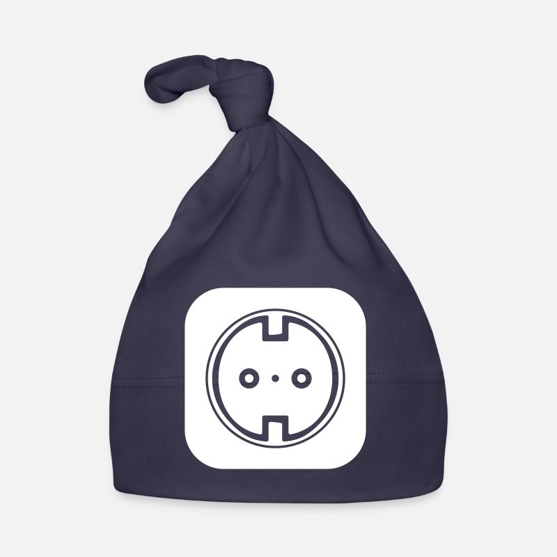 Socket Icon Electrician Organic Baby Cap