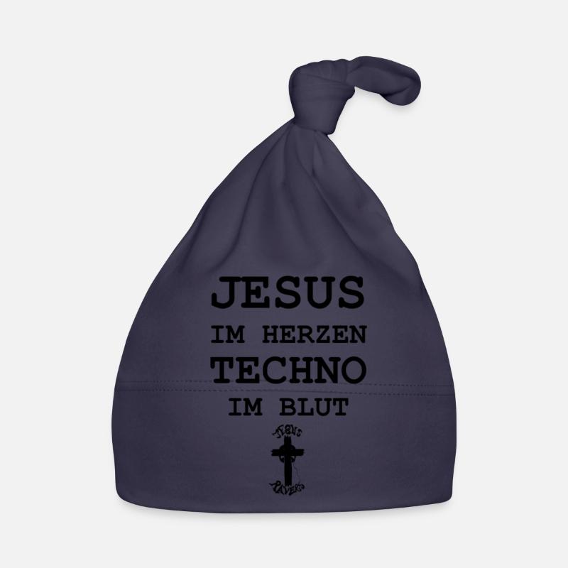 JesusImHerzen1 1 Baby Bio-Mütze