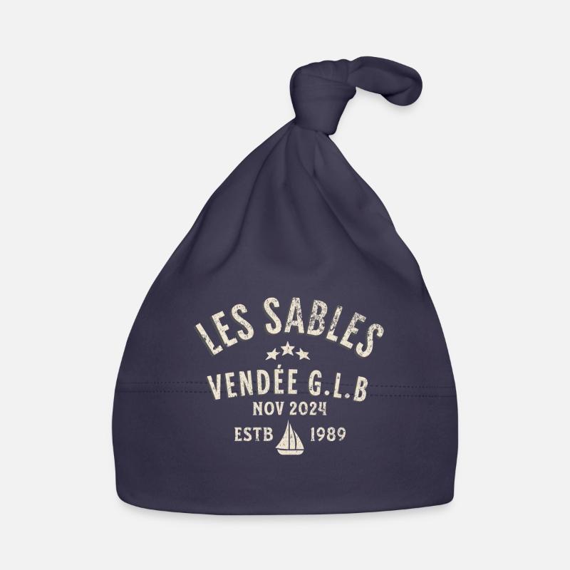 Les Sables Vendée GLB 2024 Bonnet bio Bébé