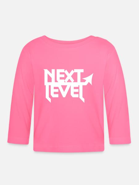 next level w - Baby Bio-Langarmshirt - Azalea