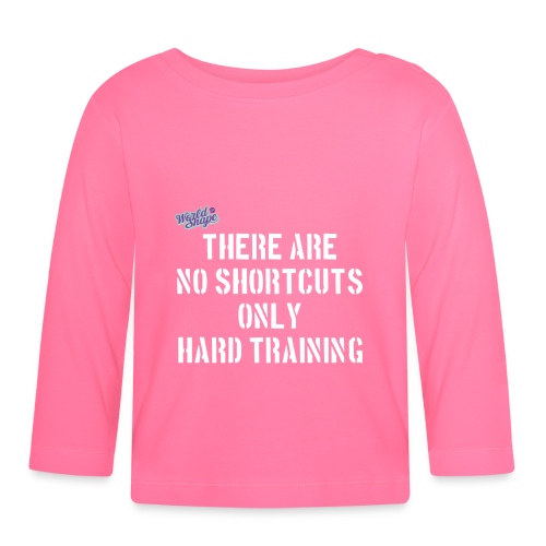 No Shortcuts - Only Hard Training - Ekologisk långärmad T-shirt baby