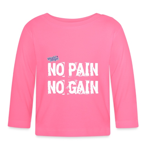 No Pain - No Gain - Ekologisk långärmad T-shirt baby
