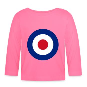 Mod Target - Randall Logo - Baby Bio-Langarmshirt - Azalea - Vorne