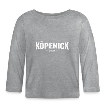 Köpenick Ostberlin - Baby Bio-Langarmshirt - Grau meliert - Vorne