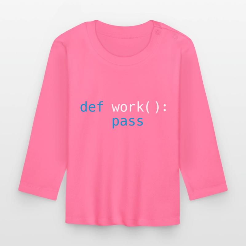 Python pass work T-shirt manches longues bio Bébé