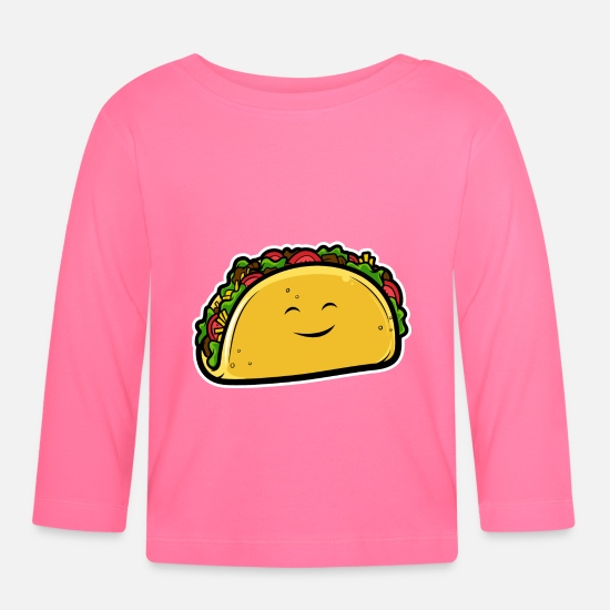Taco de dessin animé' T-shirt manches longues Bébé | Spreadshirt