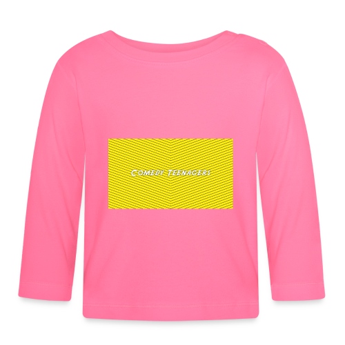 Yellow Comedy Teenagers T Shirt - Ekologisk långärmad T-shirt baby