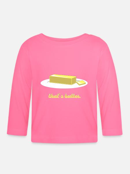 Butter - Baby Bio-Langarmshirt - Azalea