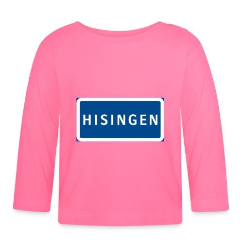 Vägskylt Hisingen - Långärmad T-shirt baby