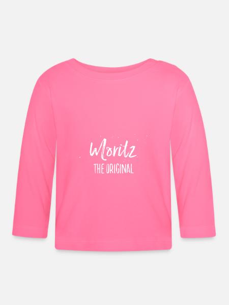 Moritz - Baby Bio-Langarmshirt - Azalea