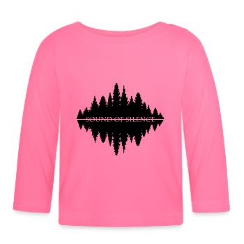 SOUND OF SILENCE - Baby Bio-Langarmshirt - Azalea - Vorne