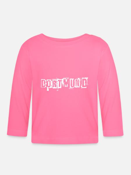 Dortmund - Baby Bio-Langarmshirt - Azalea
