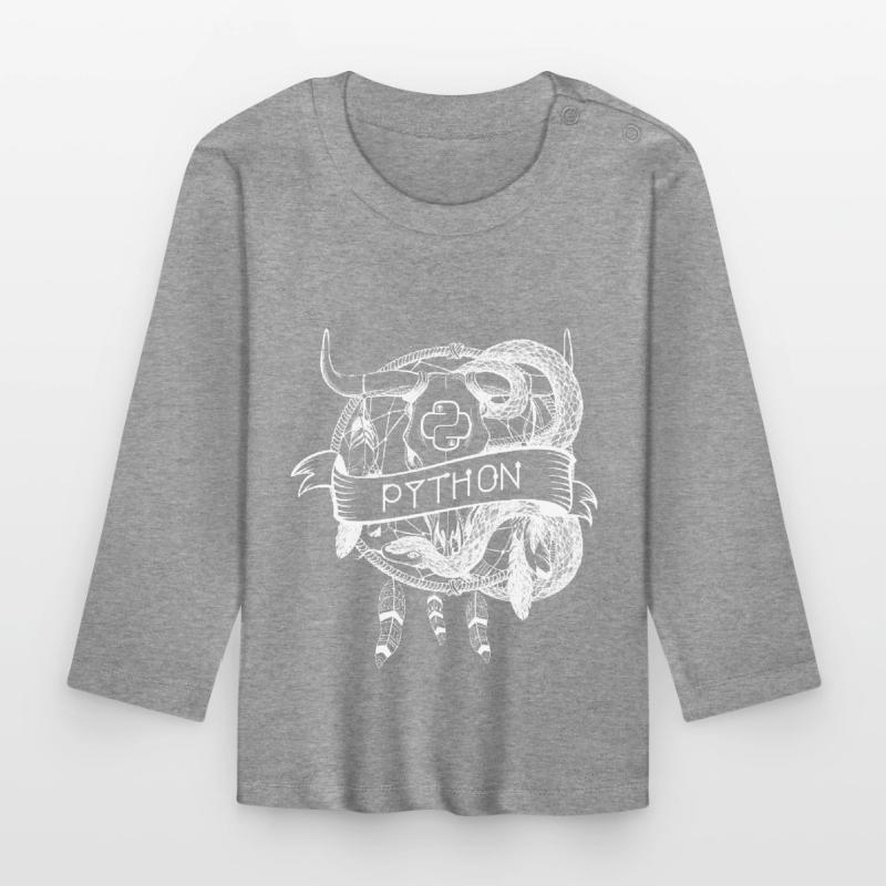 technologie de langage de programmation python T-shirt manches longues bio Bébé