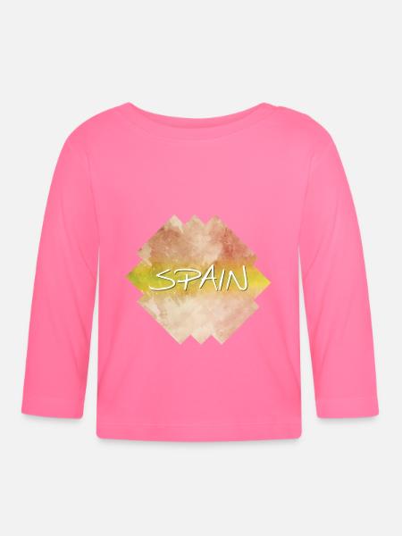 Spain - Spanien - Baby Bio-Langarmshirt - Azalea