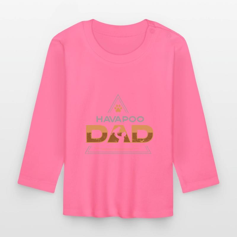 havapoo, havapoo yorkiepoo, havapoo ciel, T-shirt manches longues bio Bébé