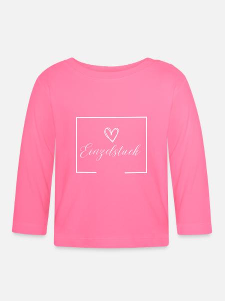 Einzelstück weiß - Baby Bio-Langarmshirt - Azalea