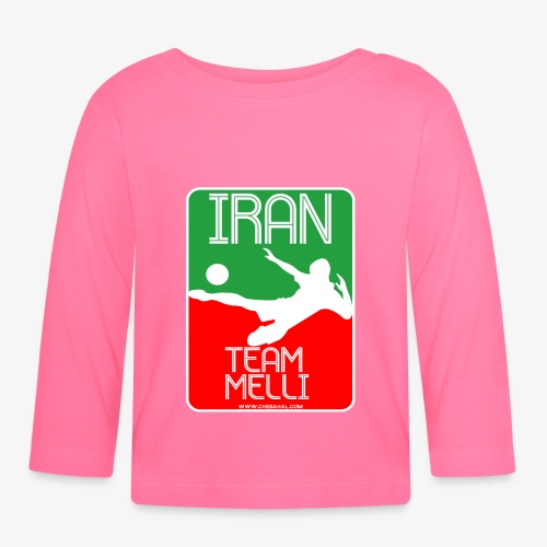Iran Team Melli - Ekologiczny koszulka niemowlęca z długim rękawem