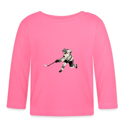 Eishockey - Baby Bio-Langarmshirt