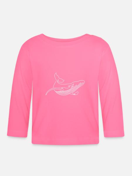 Wal - Baby Bio-Langarmshirt - Azalea