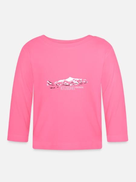 Kirchberg Kitzbühel - Baby Bio-Langarmshirt - Azalea