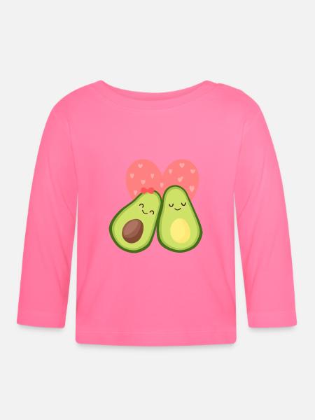Zu zweit - Baby Bio-Langarmshirt - Azalea