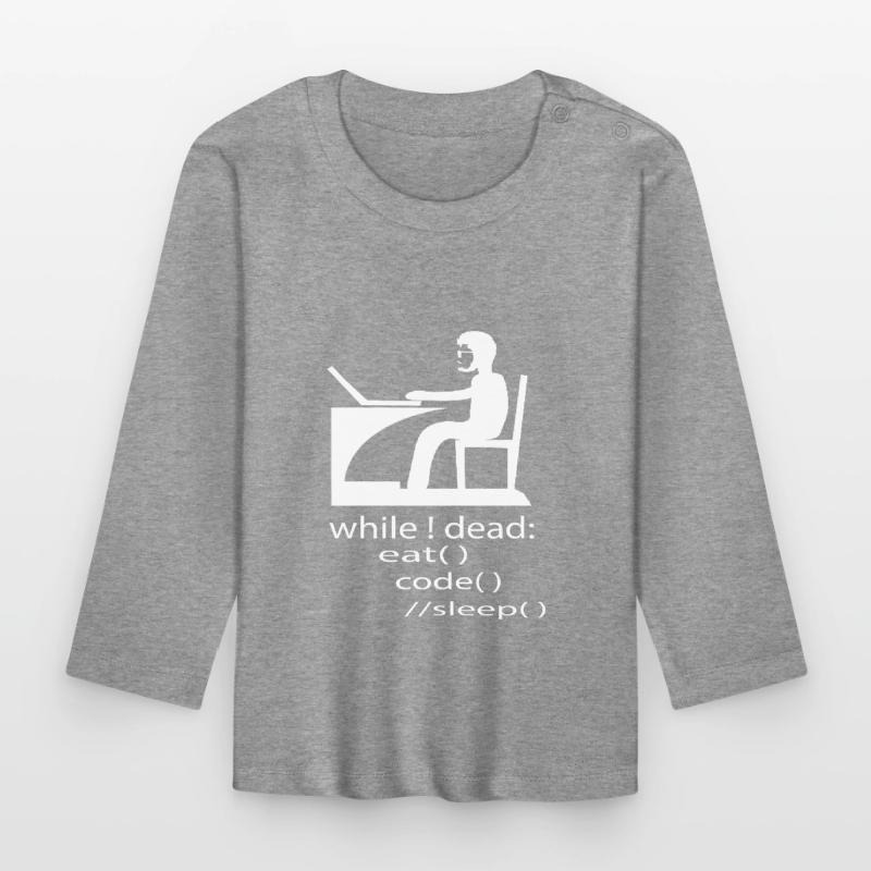 Software Developer Programmer Gift Organic Baby Long Sleeve T-Shirt