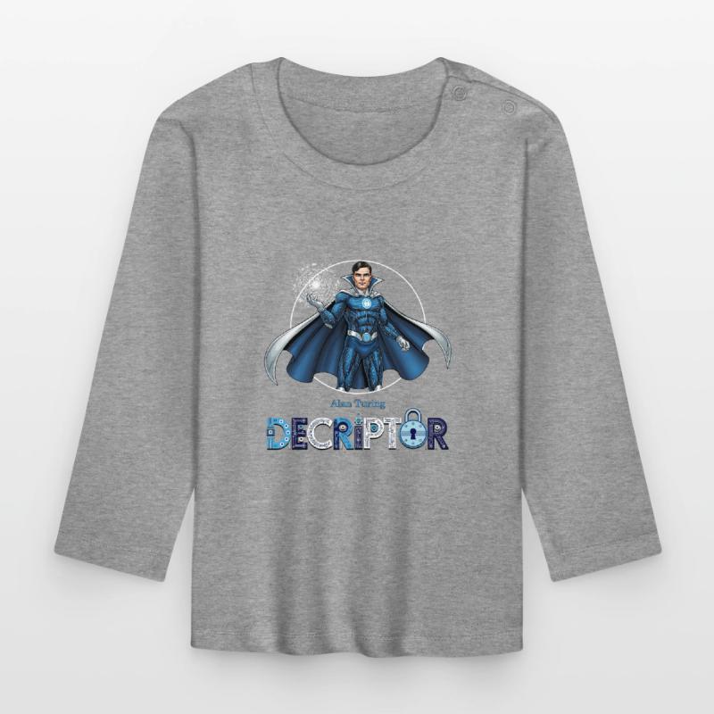 Hero Coder Decryptor Organic Baby Long Sleeve T-Shirt