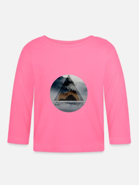 Spaziergänger - Baby Bio-Langarmshirt - Azalea