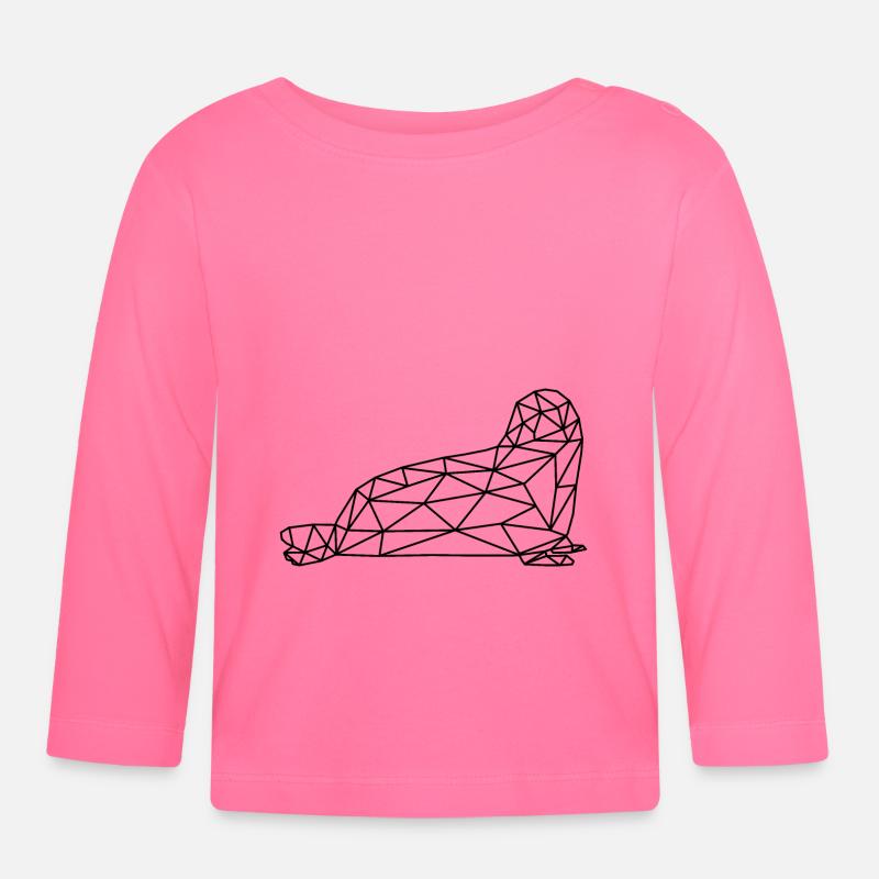 Robbe - T-shirt manches longues bio Bébé - rose azalée