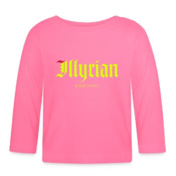Illyrian - Baby Bio-Langarmshirt - Azalea - Vorne