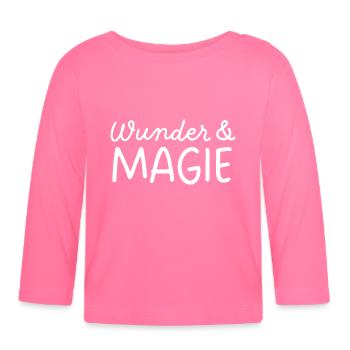 Wunder & Magie - Baby Bio-Langarmshirt - Azalea - Vorne