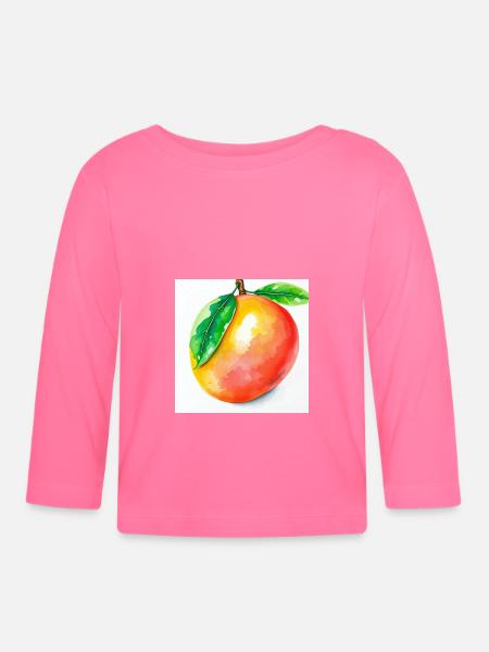 Mango - Baby Bio-Langarmshirt - Azalea