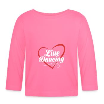 Linedance - Baby Bio-Langarmshirt - Azalea - Vorne