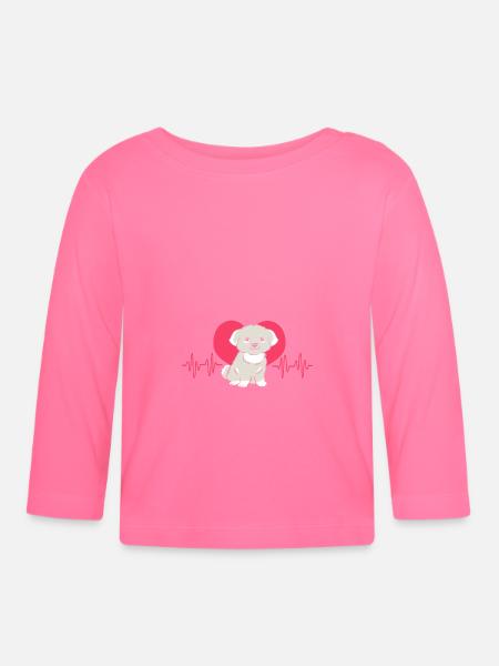 Malteser - Baby Bio-Langarmshirt - Azalea