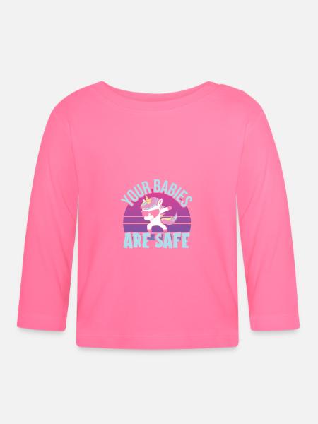 Babysitter - Baby Bio-Langarmshirt - Azalea
