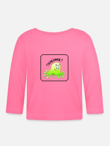SCHLEIMER"IN" - Baby Bio-Langarmshirt - Azalea
