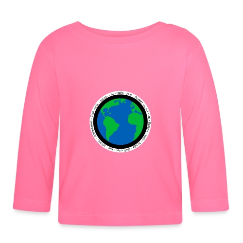 We are the world - Organic Baby Long Sleeve T-Shirt