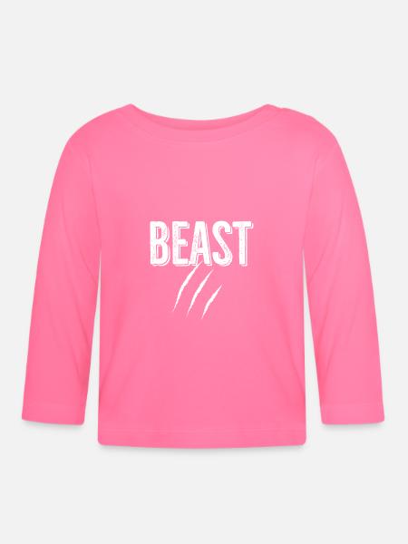 Tier - Baby Bio-Langarmshirt - Azalea