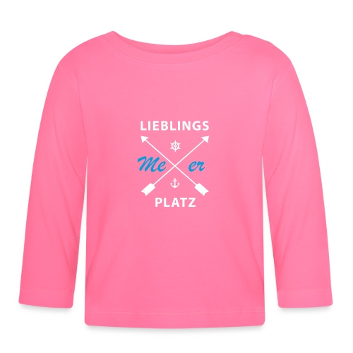 Lieblingsplatz Meer - Baby Langarmshirt