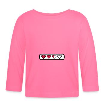 Gaming - Baby Bio-Langarmshirt - Azalea - Vorne