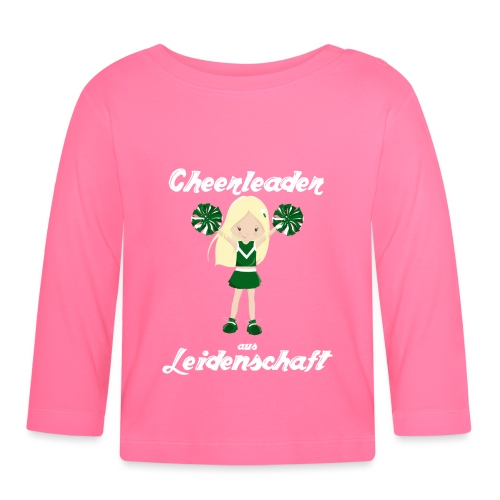 cheerleader aus leidenschaft cheerleading Sport - Baby Bio-Langarmshirt