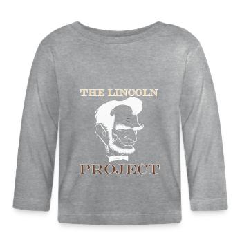 The Lincoln Project - Organic Baby Long Sleeve T-Shirt - heather grey - Front