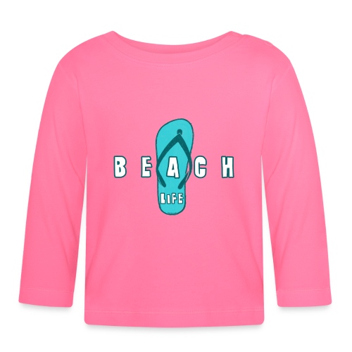 Beach Life varvastossu - Kesä tuotteet jokaiselle - Vauvan luomuruopitkähihainen paita