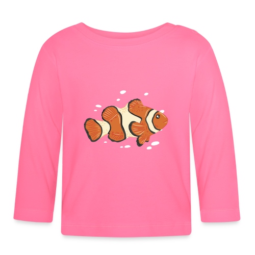 Clownfisch Aquarist Meerwasser Fisch Aquarium - Baby Bio-Langarmshirt