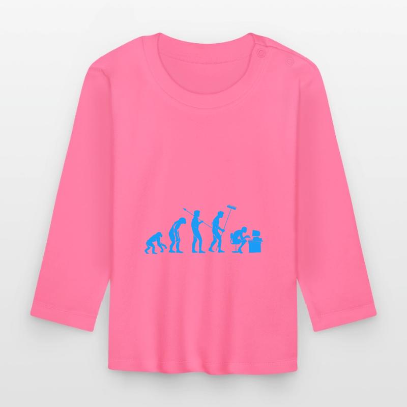 Software Engineers Programmer Coding Desk Baby Bio-Langarmshirt