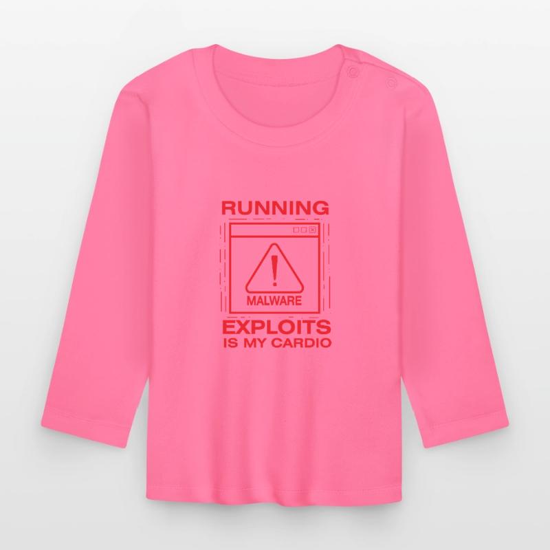 Hacker Programmer Developer Computer Science Organic Baby Long Sleeve T-Shirt
