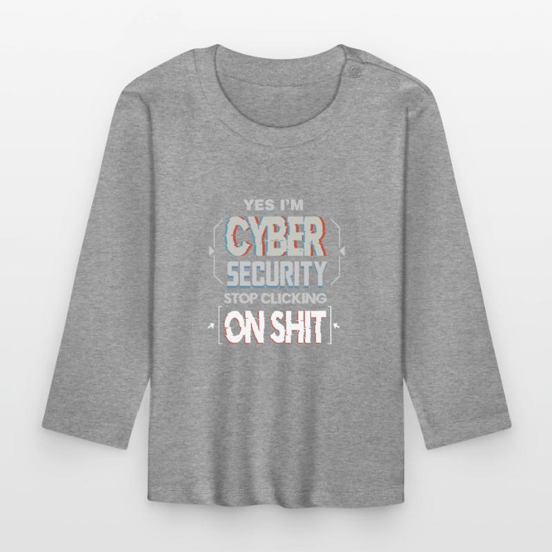 Hacker Programmer Developer Computer Science Organic Baby Long Sleeve T-Shirt